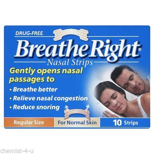 Breathright snore throat strips
