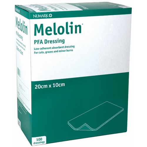 Numark Melolin PFA Dressing 20cm x 10CM 100 Pack