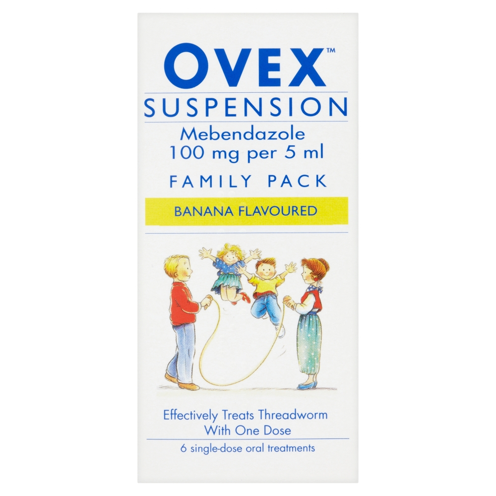 Ovex Suspension 30ml Threadworm Treatment Chemist 4 U