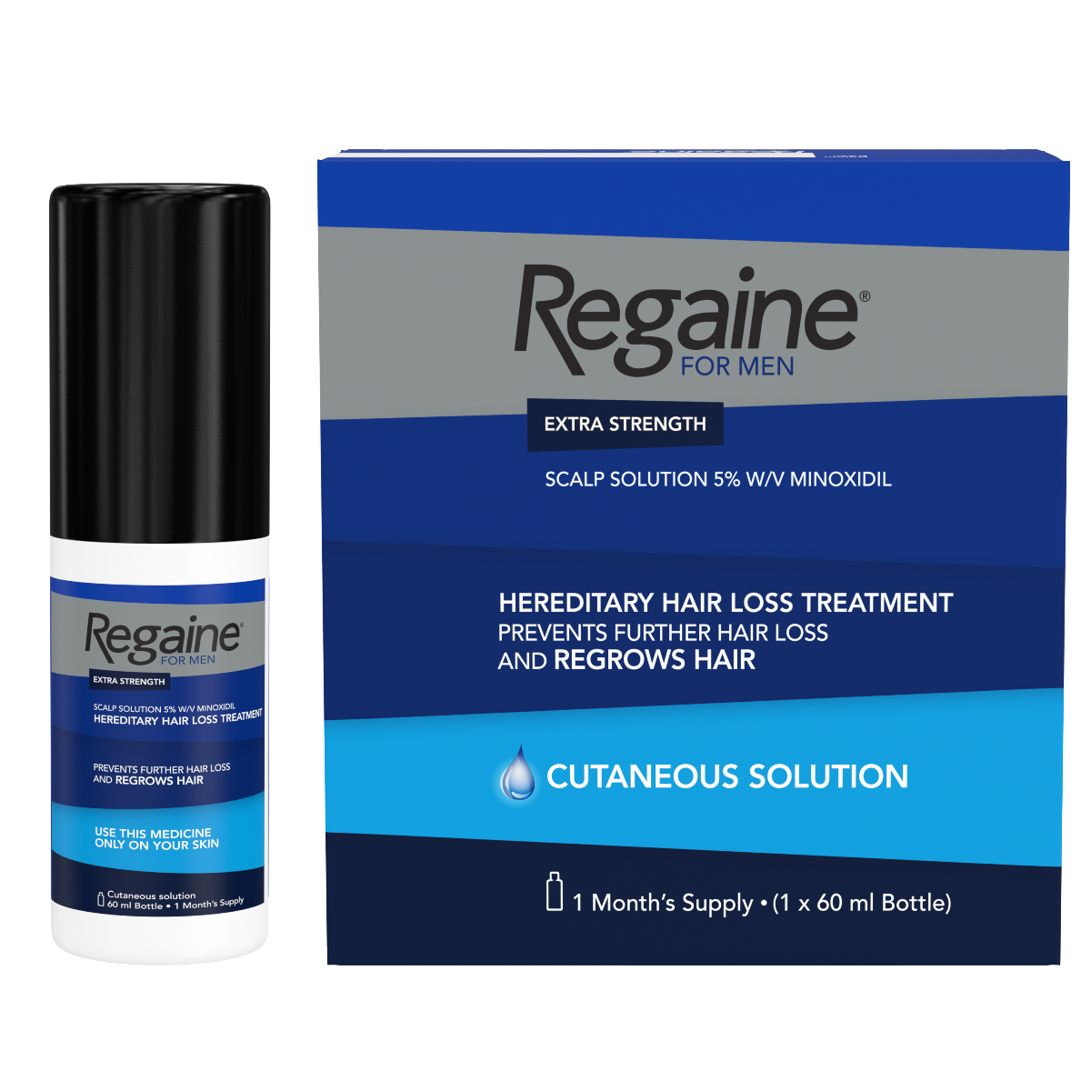 Regaine For Men Extra Strength 1 Month Supply - 60ml