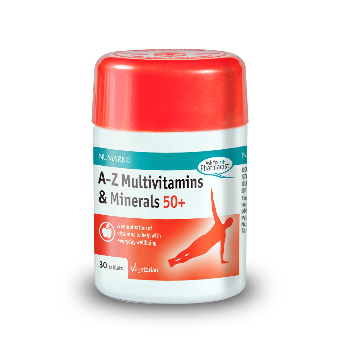Numark AZ Multivitamins & Minerals 50+ 30 Tablets Chemist 4 U