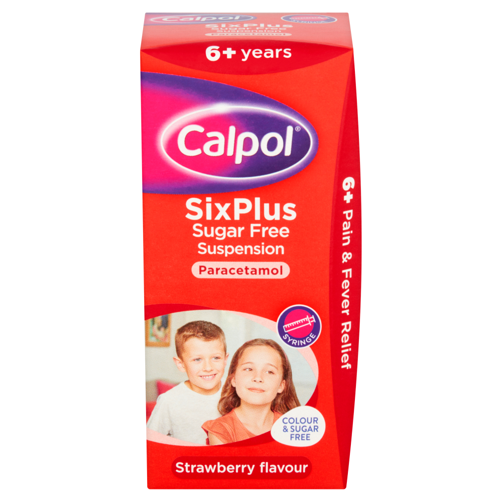 Calpol SixPlus Sugar Free Suspension - 100ml
