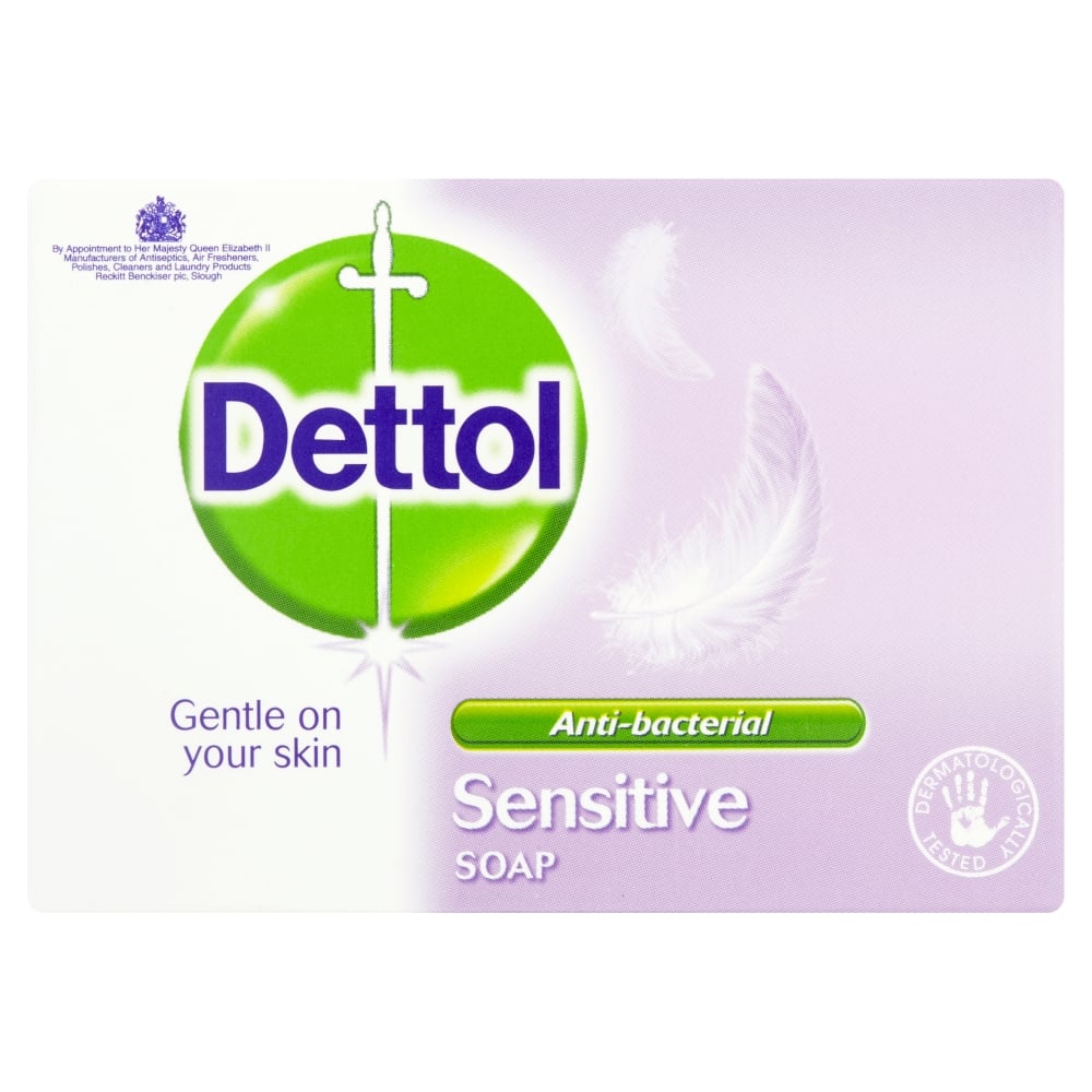 Dettol Sensitive Antibacterial Bar Soap - 100g