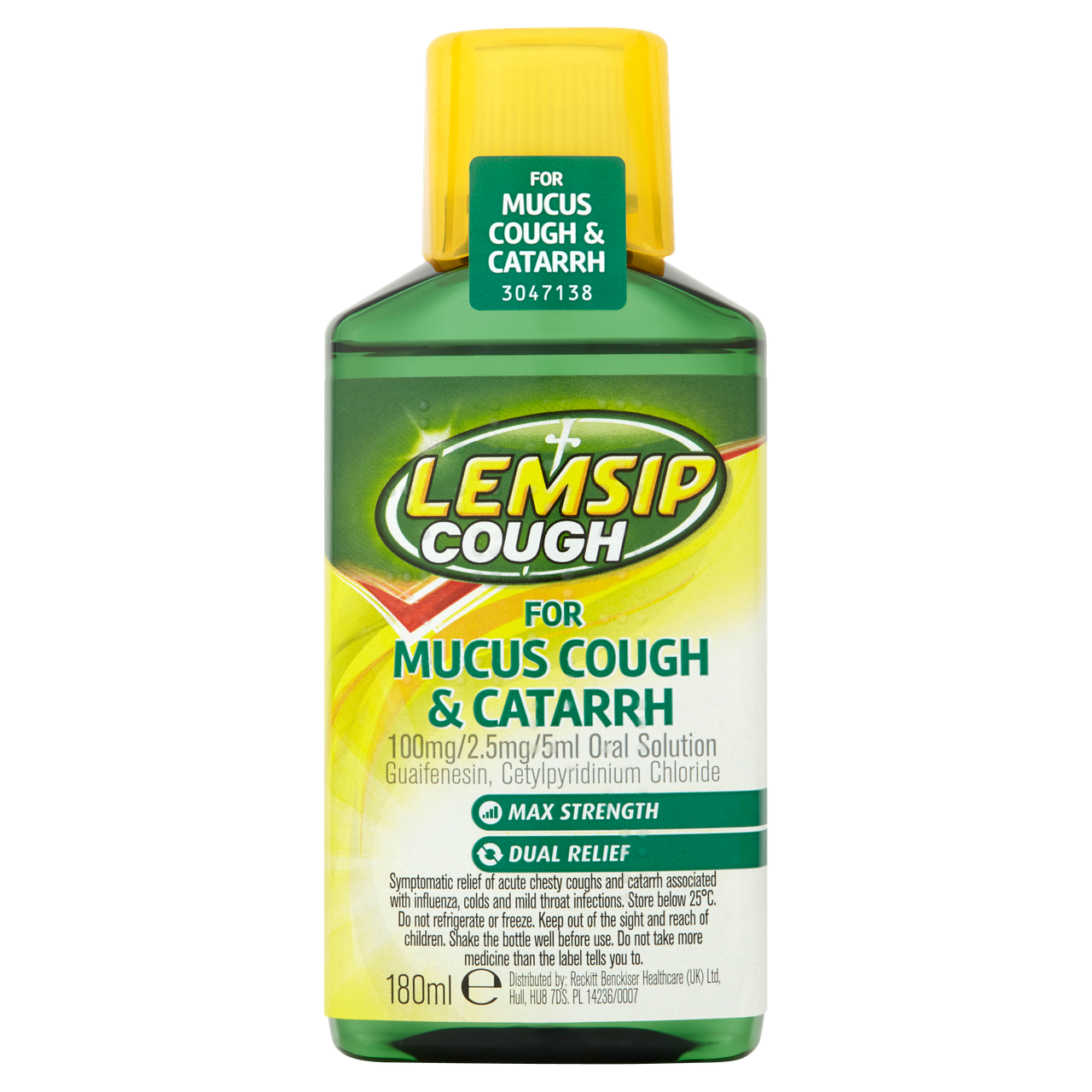 Lemsip Cough For Mucus Cough & Catarrh 180ml Chemist 4 U