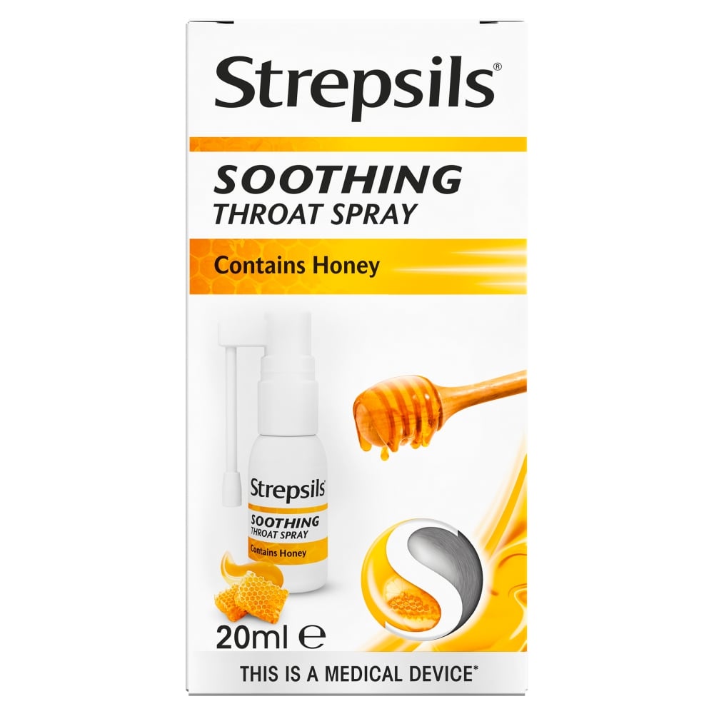 Strepsils Soothing Throat Spray Honey - 20ml | Sore Throat ...