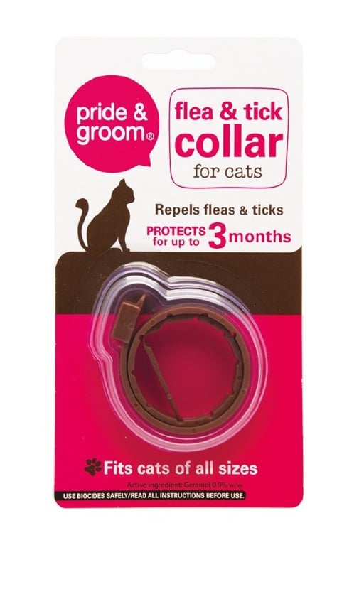 Pride & Groom Universal Flea & Tick Collar For Cats 3 Months