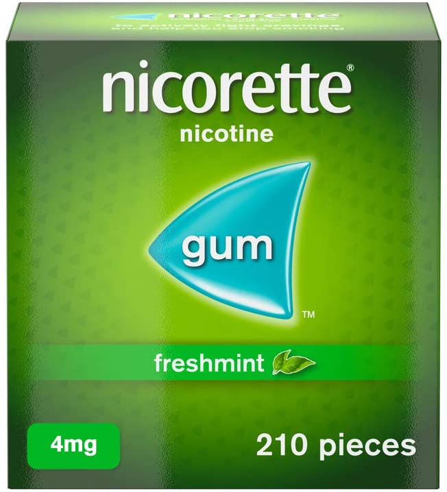Nicorette Freshmint 4mg Gum - 210 Pieces