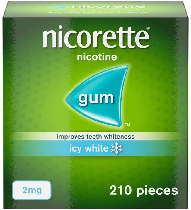Nicorette Icy Mint 2mg Gum - 210 Pieces