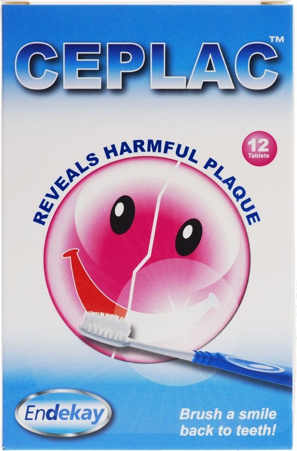 Ceplac Dental Disclosing Tablets 12 Chemist 4 U
