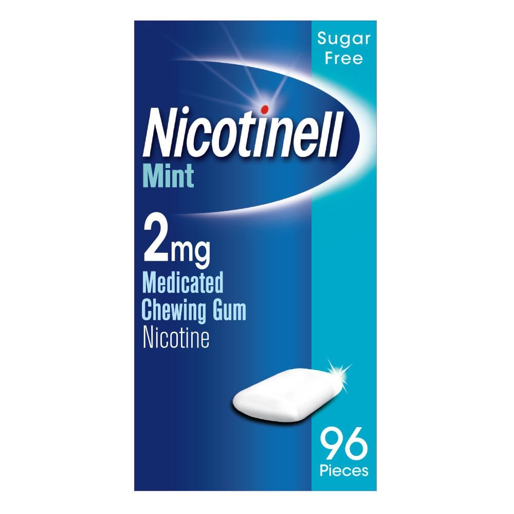 Nicotinell Coated Gum Mint 2mg - 96 pieces