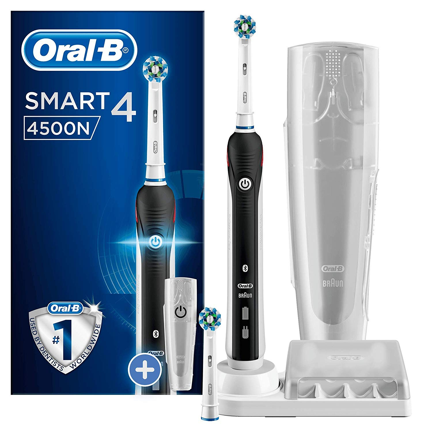 oral b electric toothbrush 4500 black