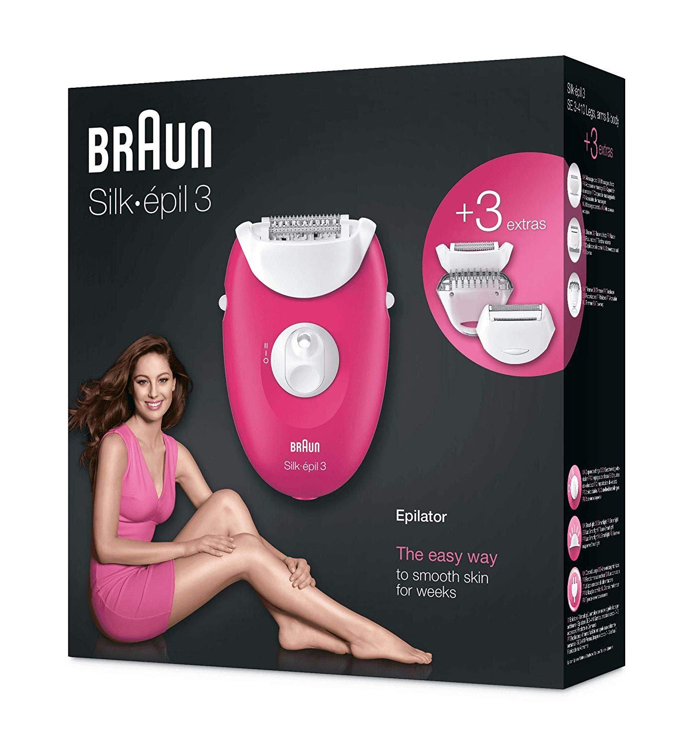 Braun Silk-Epil 3-410 Epilators For Women 