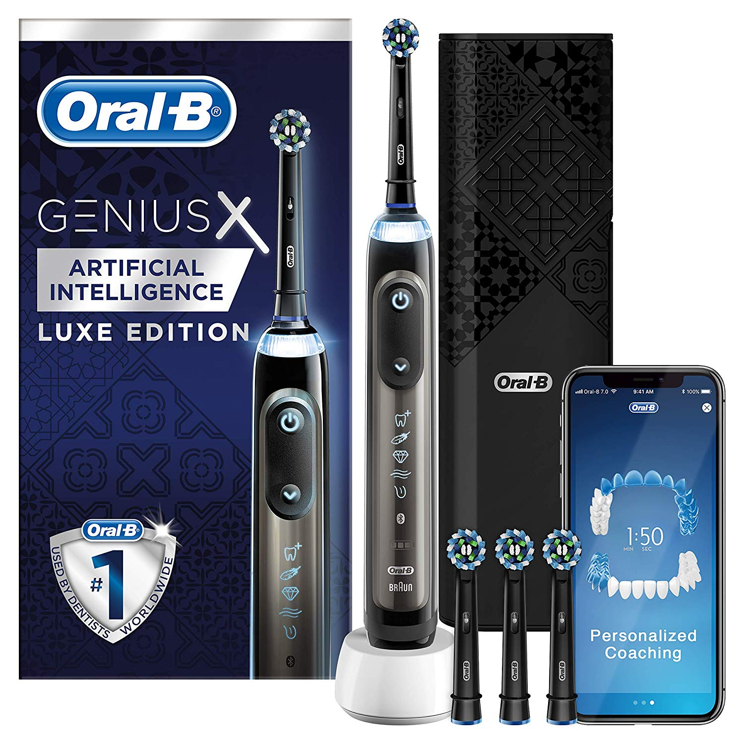 oral b genius x rechargeable toothbrush