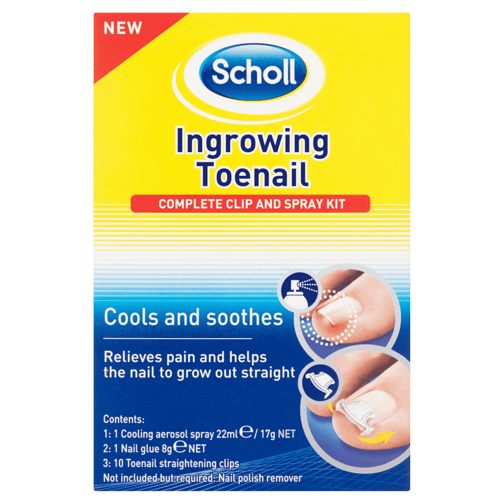 Scholl Ingrowing Toenail Clip and Spray Kit Chemist 4 U