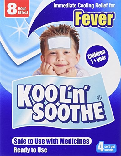 Kool 'N' Soothe Soft Gel Sheets Kids Multipack (Pack of 4)