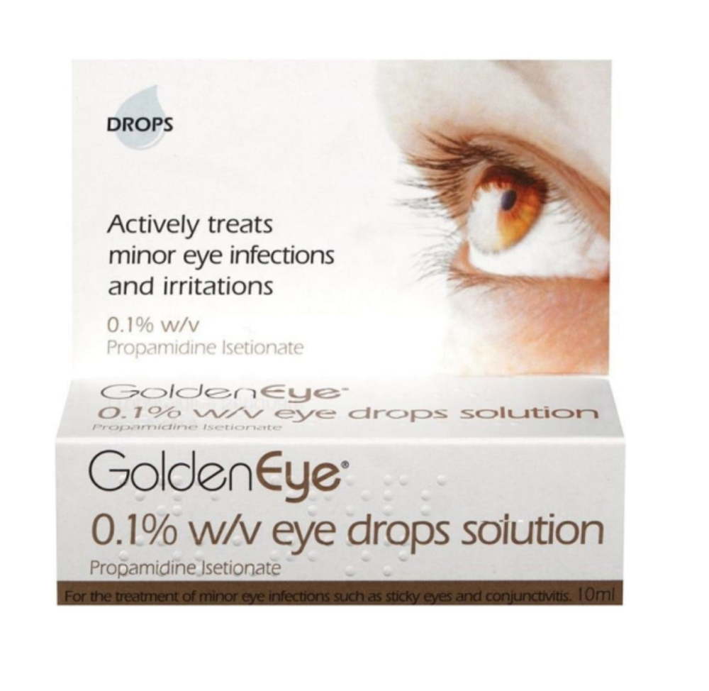 Golden Eye 0.1% w/v Eye Drops Solution - 10ml