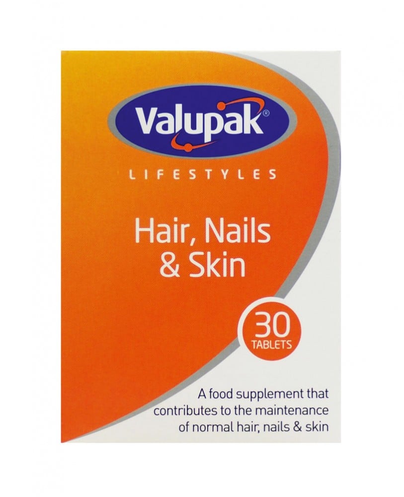 Valupak Hair Nails & Skin - 30 Tablets