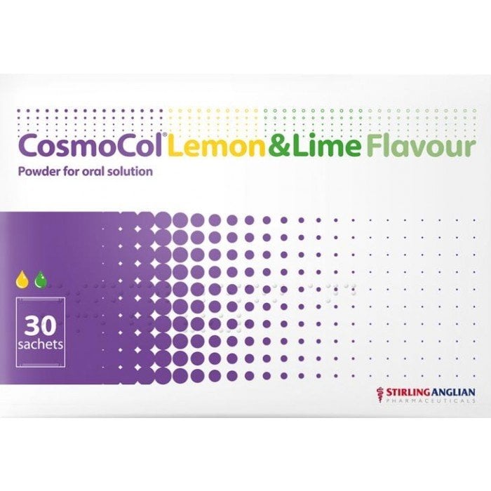 CosmoCol Lemon & Lime Flavour Sachets – Pack of 30