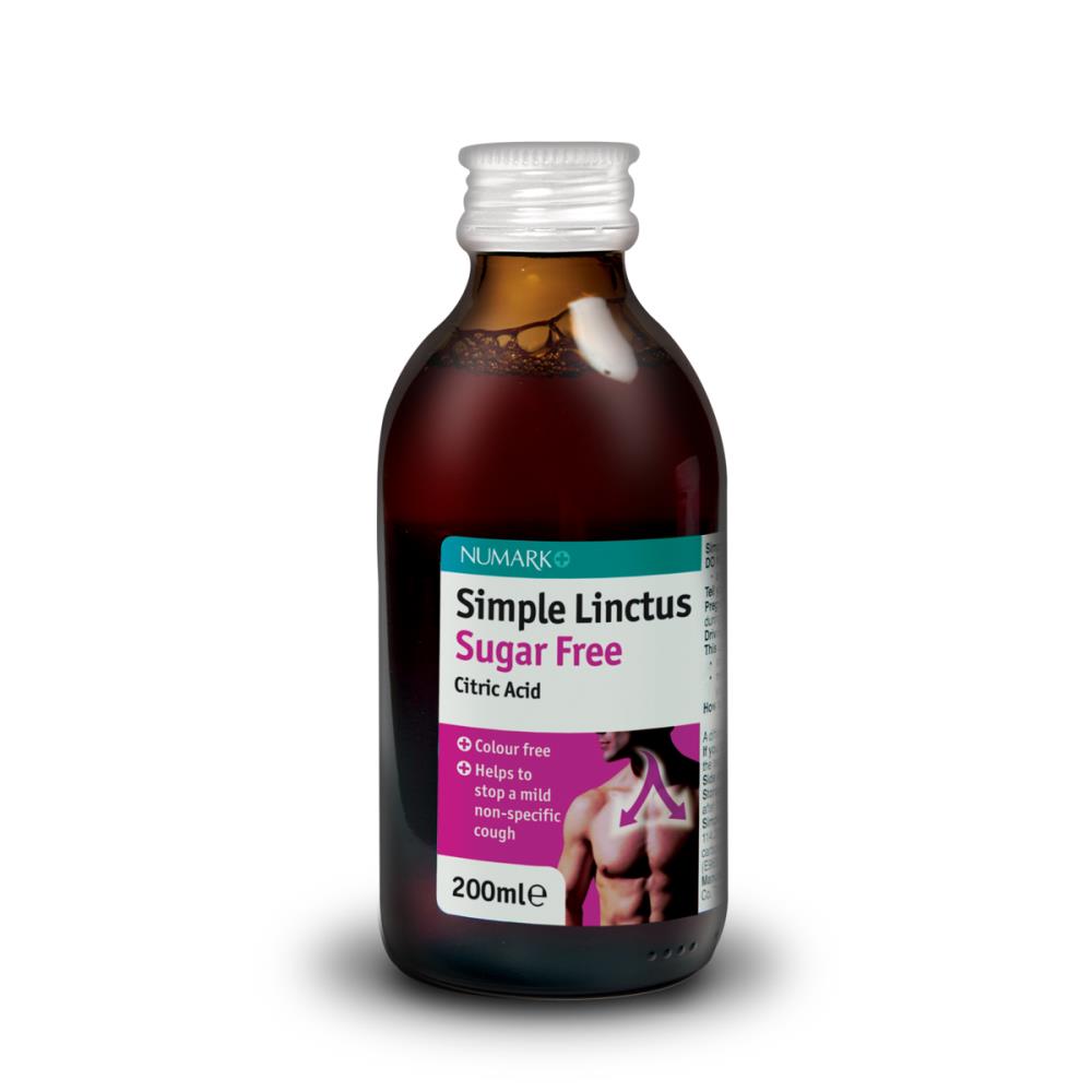 Numark Simple Linctus Sugar Free 200ml Chemist 4 U