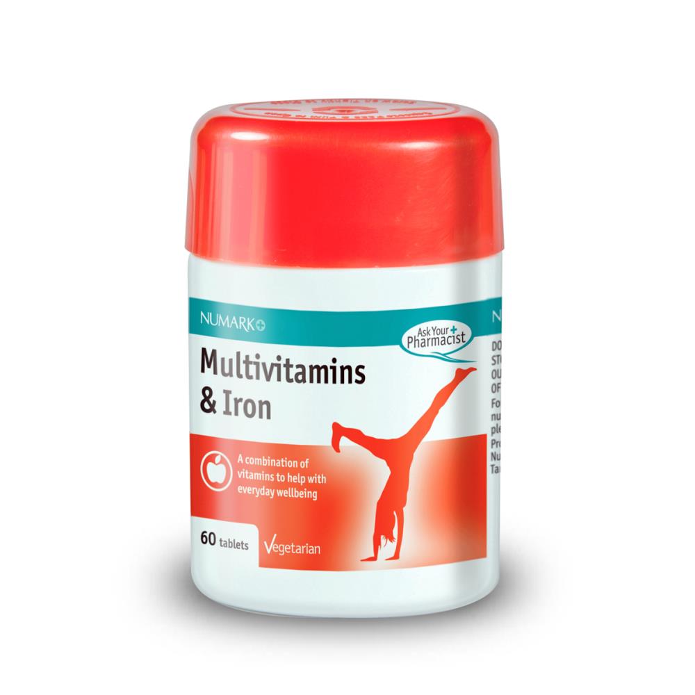 Numark Multivitamins & Iron 60 Tablets Chemist 4 U
