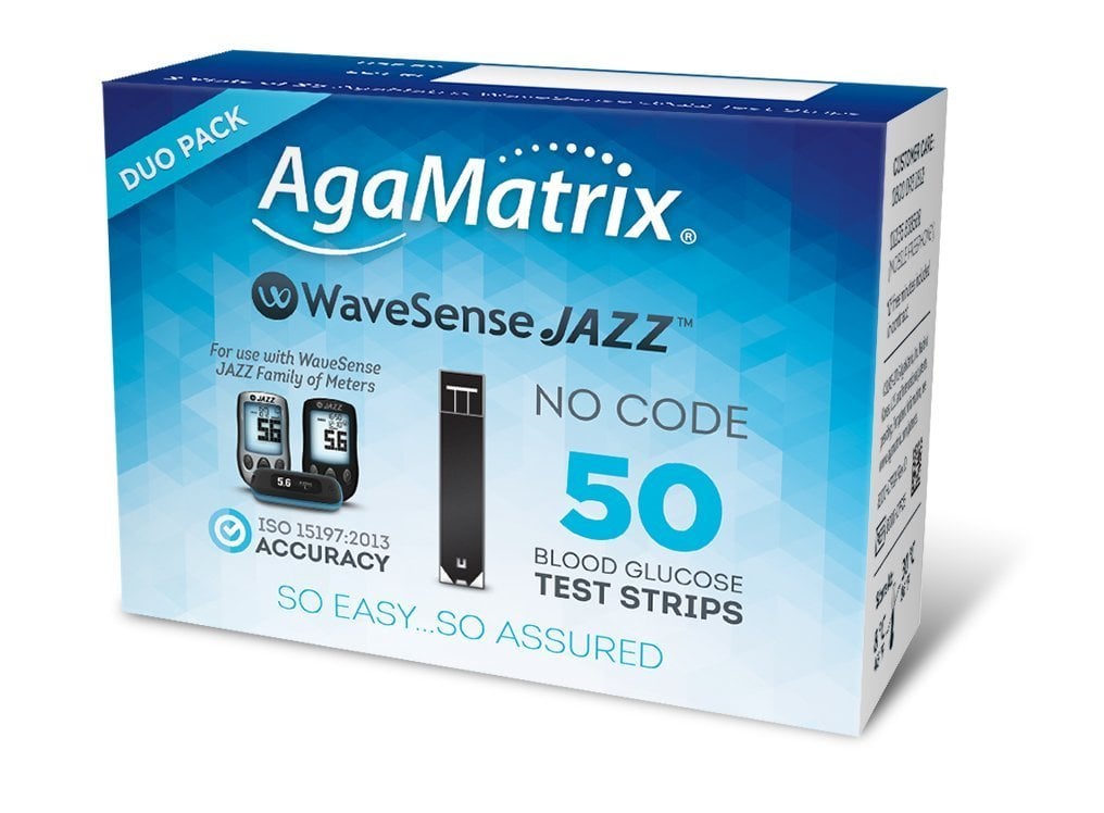 AgaMatrix WaveSense Jazz Duo 50 Test Strips Chemist 4 U