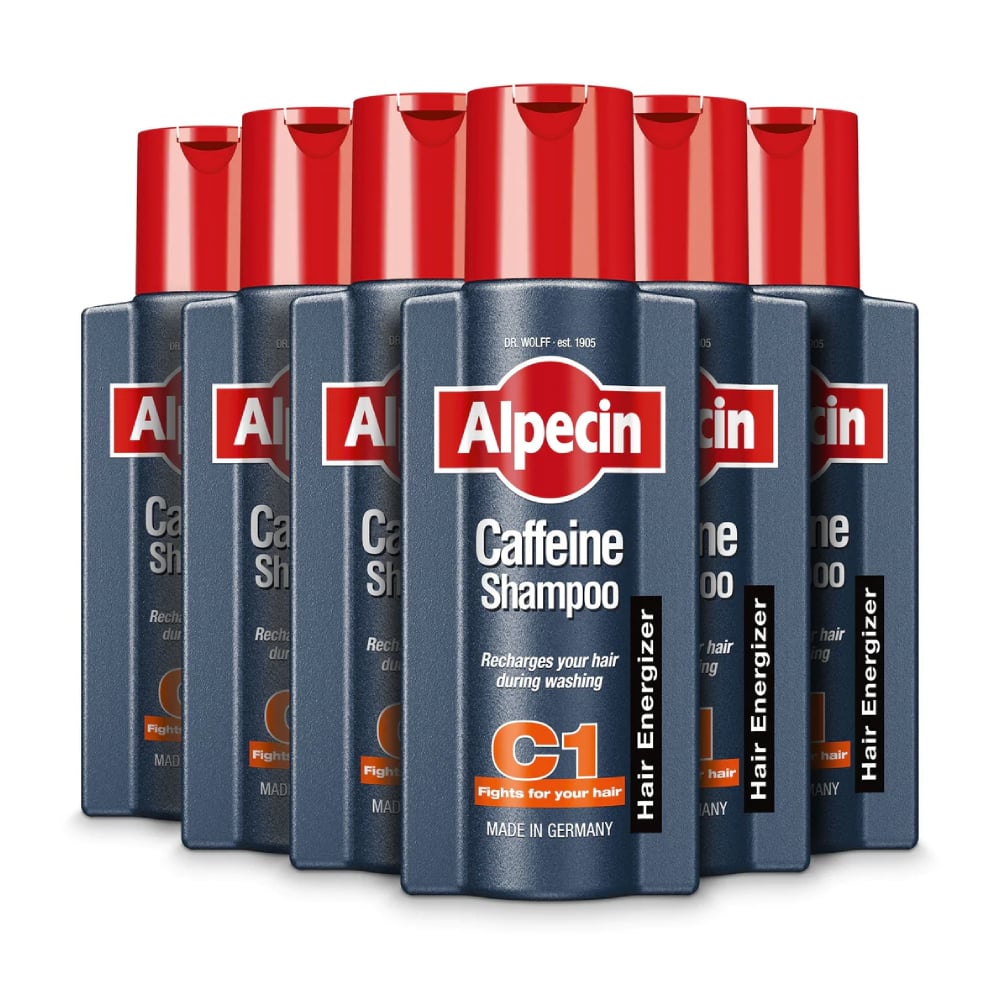 Alpecin C1 Caffeine Shampoo - 250ml - 6 Pack