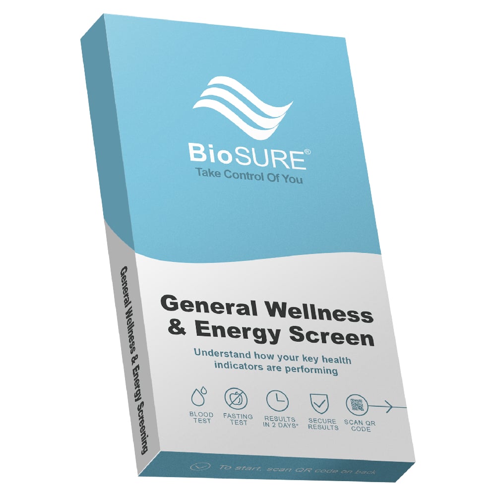 BioSURE General Wellness and Energy Screen Self Test Kit