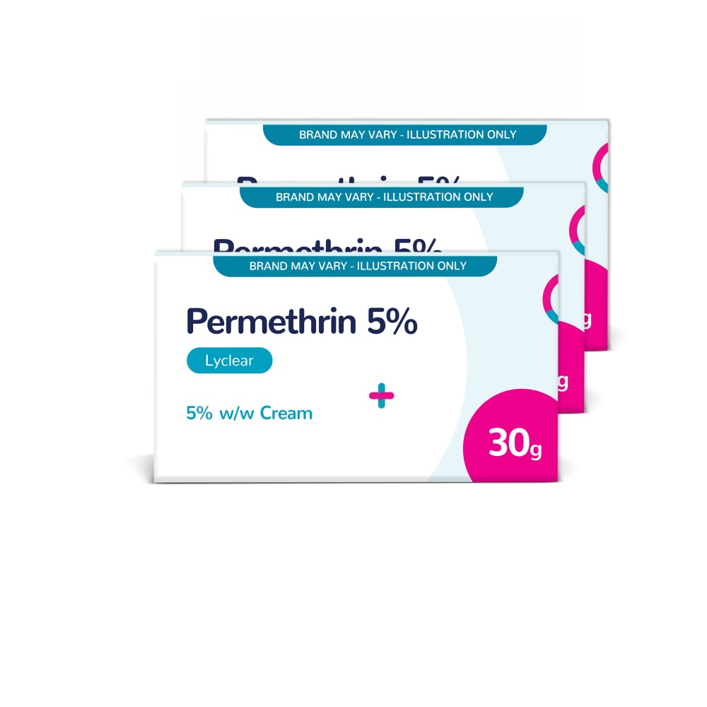 Permethrin (Lyclear) 5% Cream - 30g x 3