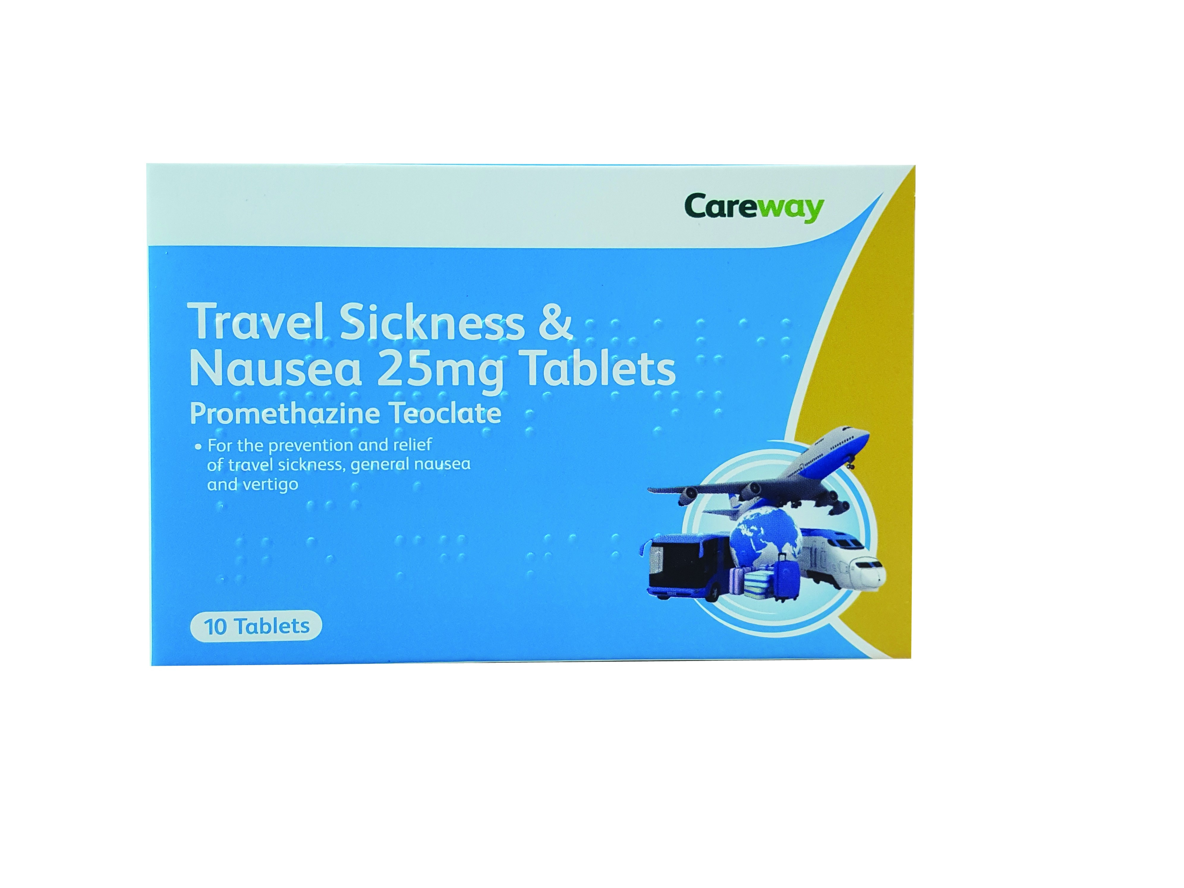 travel sickness tablets interactions