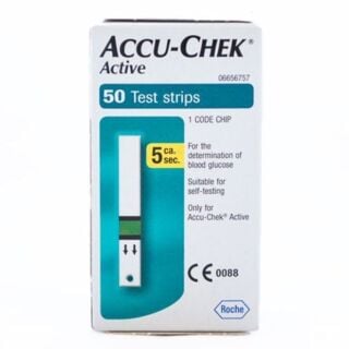 Accu-Chek Active Blood Glucose Test Strips - 50 Strips
