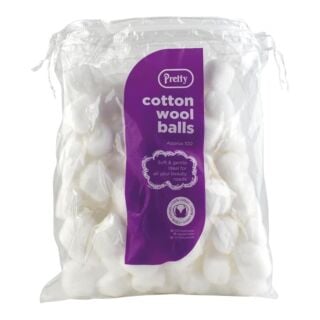 100 White Cotton Wool Balls 