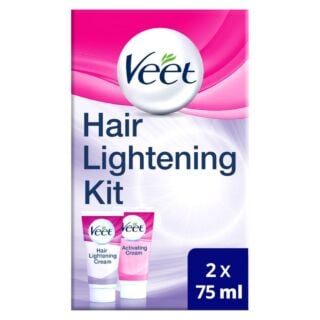 Veet Hair Lightening Cream for Face and Body 75ml - Pack of 2