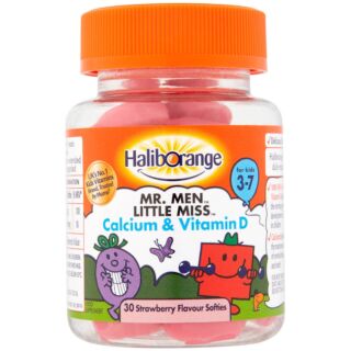 Haliborange Mr Men & Little Miss Calcium & Vitamin D - 30 Softies 
