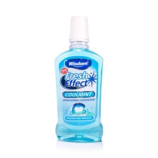 Wisdom Fresh Effect Coolmint Antibacterial Mouthwash - 500ml