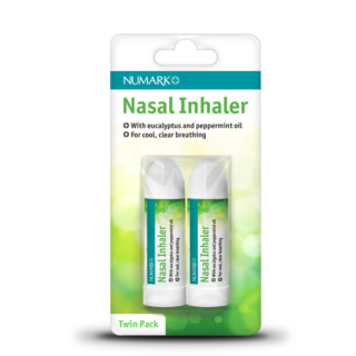 Numark Nasal Inhaler For Cool & Clear Breathing - Twin Pack