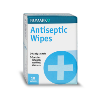Numark Antiseptic Wipes 10 Sachets