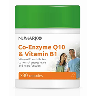 Numark Co-Enzyme Q10 & Vitamin B1 - 30 Capsules