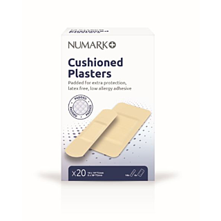 Numark Cushioned Plasters - 20 Pack