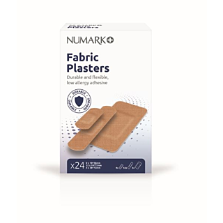 Numark Flexible Fabric Assorted Size Plasters - 24 Pack