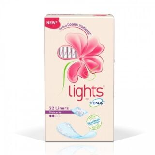 Tena Lights Single Wrap Liners - 22 Pack