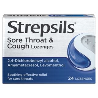 Strepsils Sore Throat & Cough – 24 Lozenges