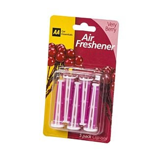 AA Very Berry Air Freshener 5 Clip-Ons