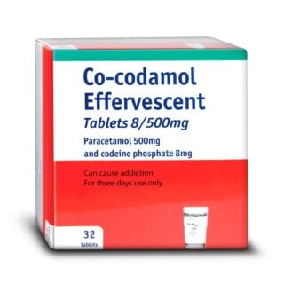 Co-Codamol Effervescent - 32 x 8/500mg Tablets