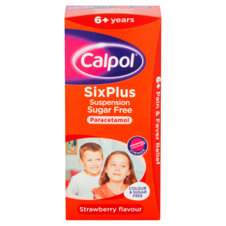 Calpol SixPlus Sugar Free Suspension - 80ml