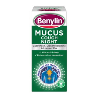 Benylin Mucus Cough Relief Night Syrup – 150ml