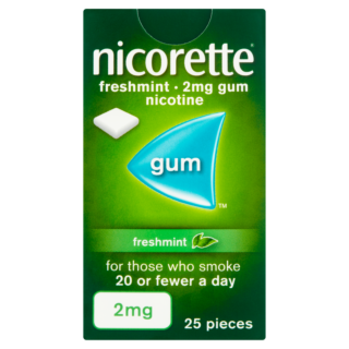 Nicorette Freshmint Sugar-Free Gum 2mg Nicotine - 25 Pieces