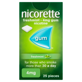 Nicorette Freshmint Sugar-Free 4mg Nicotine – 25 Pieces