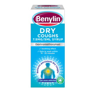 Benylin Dry Cough 7.5mg/5ml Syrup – 150ml