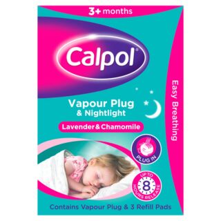 Calpol Vapour Plug & Nightlight with 3 Refills