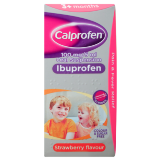 Calprofen 100mg/5ml Oral Susp. Ibuprofen - 100ml